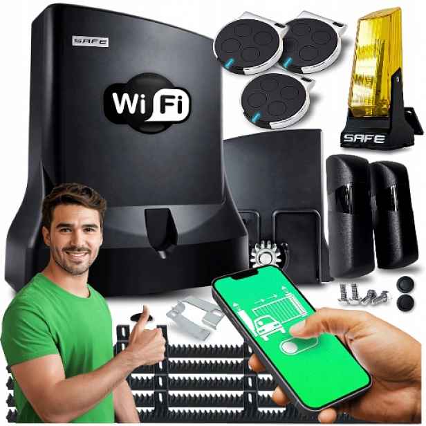 Pohon Pro Posuvné Brány Sada automatický pohon lampa 800 kg Wifi Supla