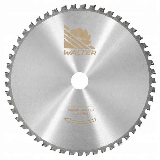 Vidlicová kotoučová pila 255x25,4 Z48 Gc 5° pro řezání hliníkové oceli Walter