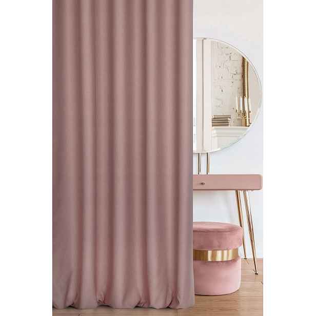 Závěs 140x250 pudrový na průchodkách