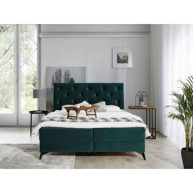 Boxspring Laos Rozměr: 160 x 200 cm, látka: Kronos 19