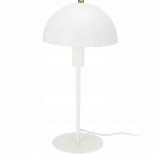 Stolní Lampa Na Stůl Houba Stojící Lampa Bílá Kovová 36 X 18 CM