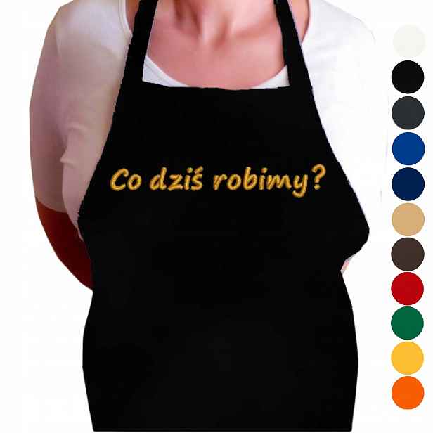Zástěra pro Nehtovou Stylistku, kosmetičku s Vlastní Výšivkou, salon krásy