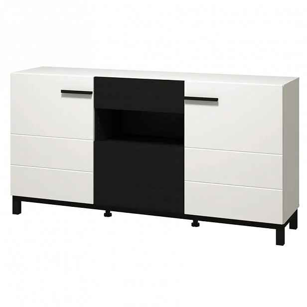 Komoda Sarthe bílá/černá 11013676