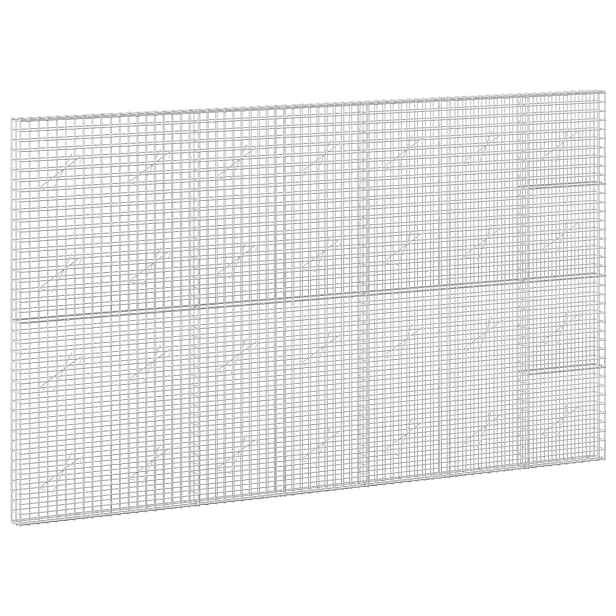 vidaXL Gabion s drátem 3,5 mm a síťkou 5x5 cm 350x10x200 cm