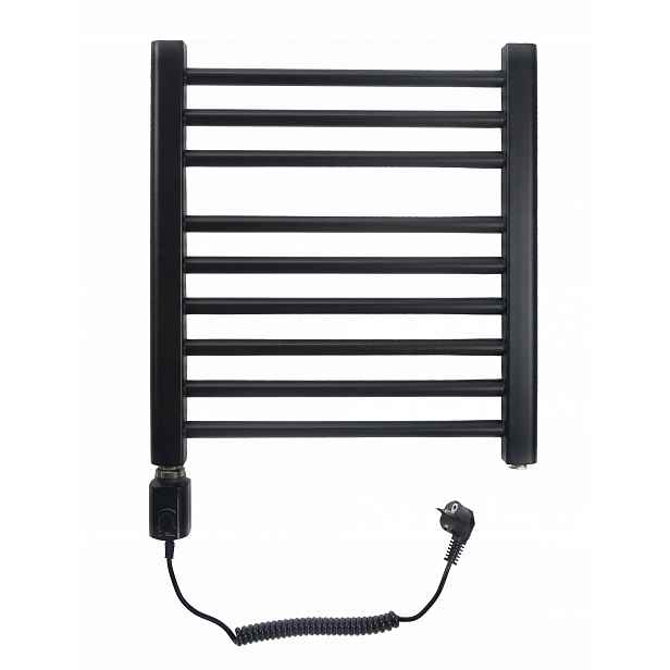 Elektrický koupelnový radiátor Vinolli Hugo 48x45 300 W Černý