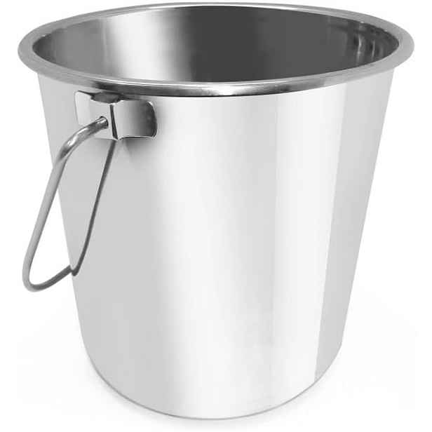Kbelík s rukojetí z nerezové oceli , 10 l