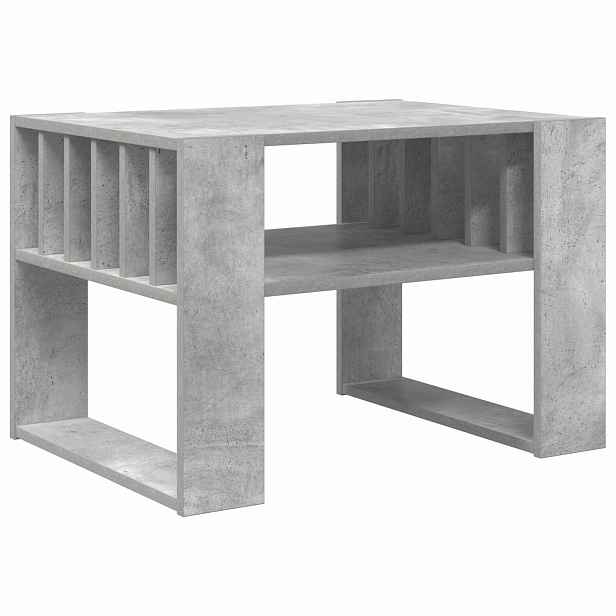 vidaXL Konferenční stolek Betonově šedá 66 x 49,5 x 45 cm