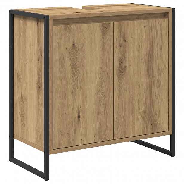 vidaXL Koupelnová skříň Umělecký dub 60 x 30 x 60 cm Kompozitní dřevo