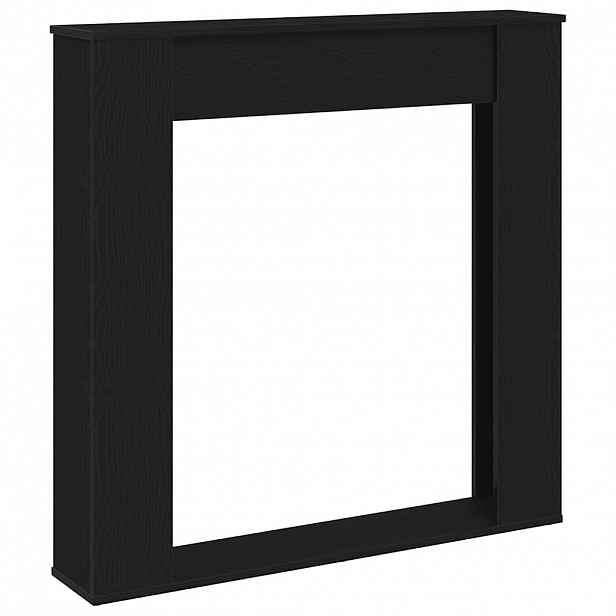 vidaXL Krbový rám černý dub 100 x 20 x 100 cm, konstrukční dřevo