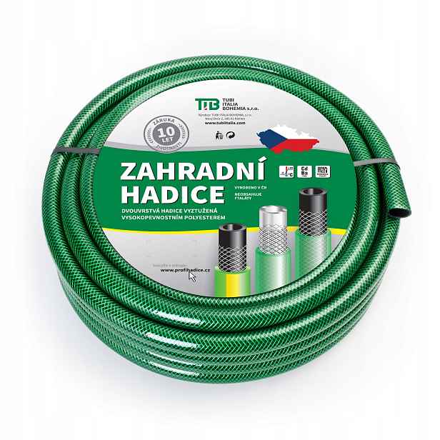 Zahradní hadice černo zelená Hobby 1/2" 50 m