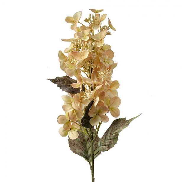 Dekorace béžová umělá květina hortenzie - 71 cm Clayre & Eef
