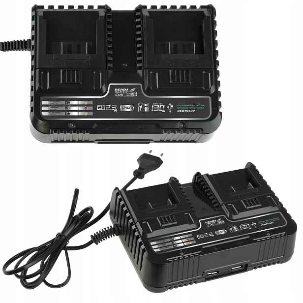 Duální Nabíječka 2X4,5A 18V Dedra Sas+all DED7039V