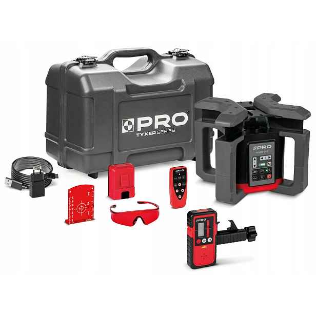 Rotační laserový nivelátor Tyxer R2 červený (PRO-L1322) Pro