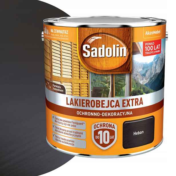 Sadolin Lakovna na dřevo Extra 5L Heban