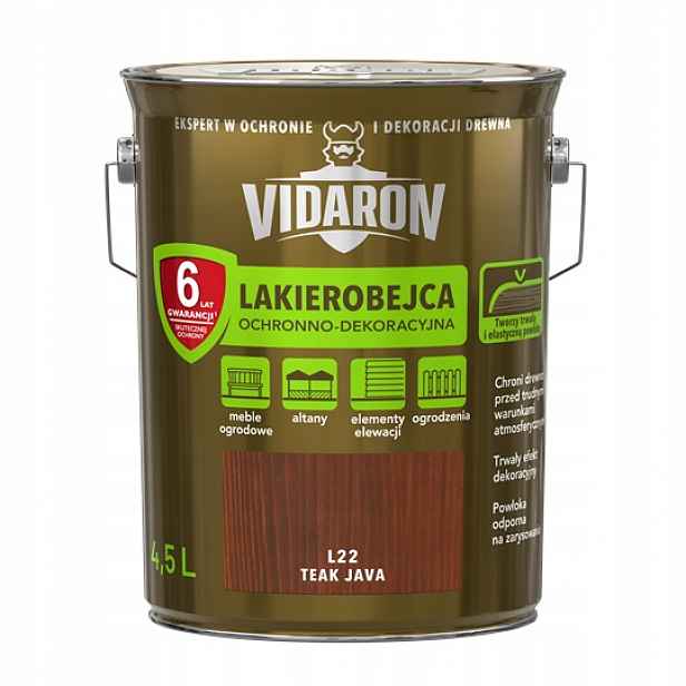 Vidaron Ochranný Lak 4,5 L Teak Java L22