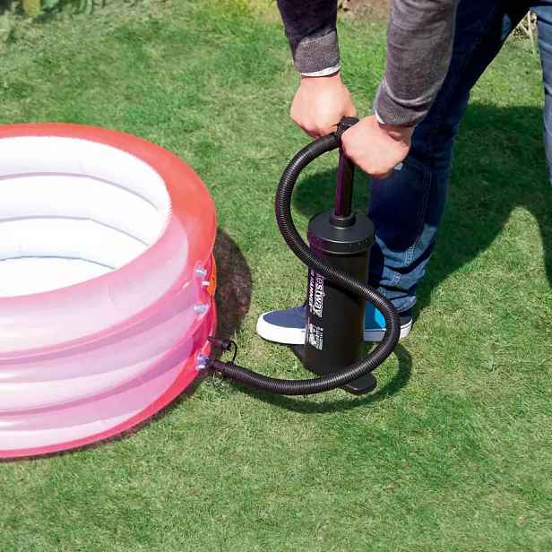 Ruční pumpa 37 cm + 3 adaptery 62086