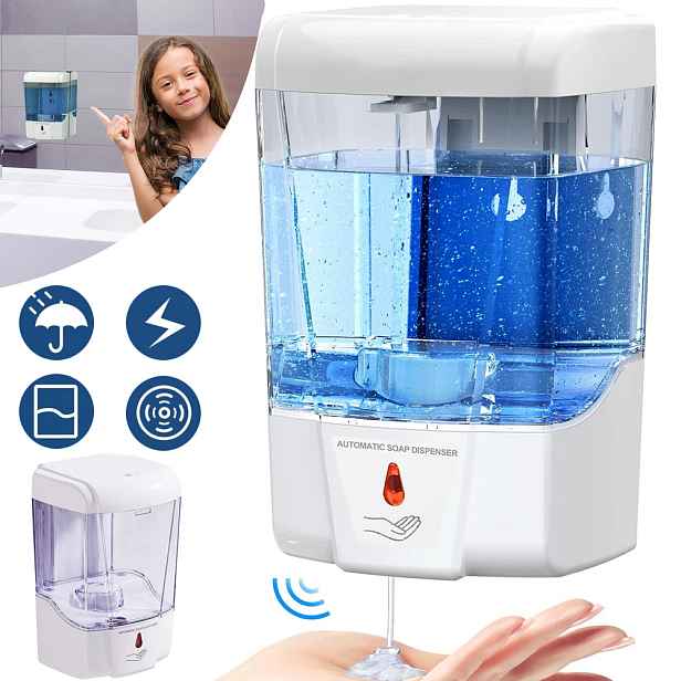 Automatický Bezdotykový Nástěnný Dávkovač Mýdla Dávkovač Mýdla Bezdotykový 700 ML