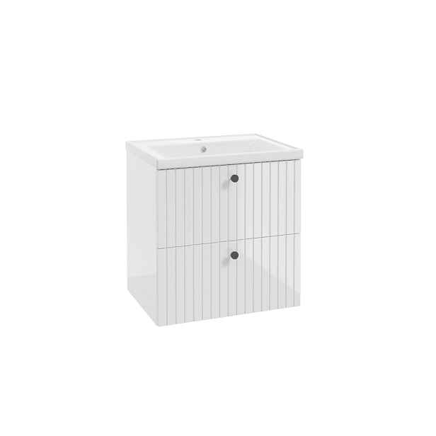 ArtDef Skříňka pod umyvadlo RIETTI WHITE D60 | 60 cm