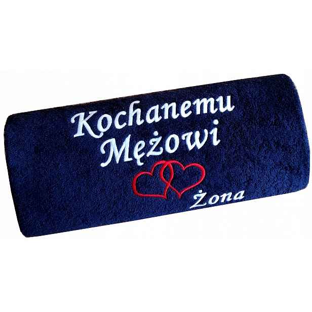 Dárek pro manžela, narozeniny, Valentýn, výročí, Ručník s nápis, jméno