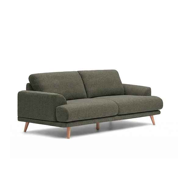 Tmavě zelená žinylková pohovka 211 cm Karin – Kave Home