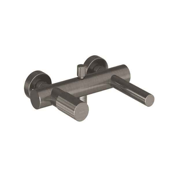 Vanová baterie Ravak Revers bez sprchového setu 150 mm grafit kartáčovaný X070689