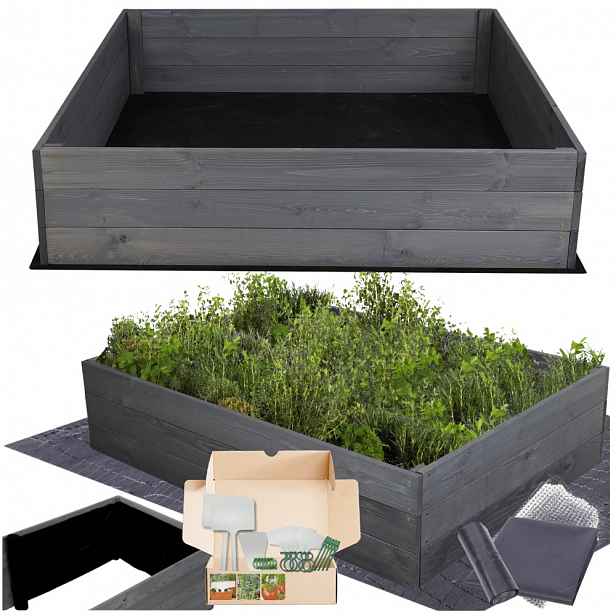 Vyvýšený záhon impregnace truhlíku zeleninový záhon květináče pařeniště 27x100x100