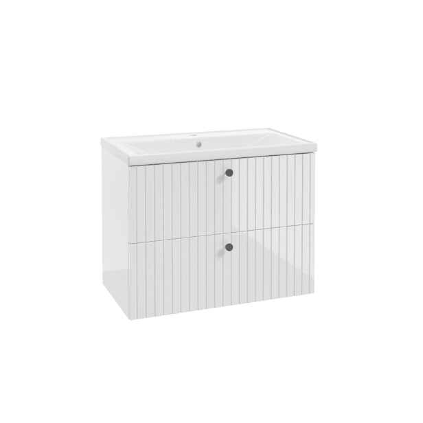 ArtDef Skříňka pod umyvadlo RIETTI WHITE D80 | 80 cm