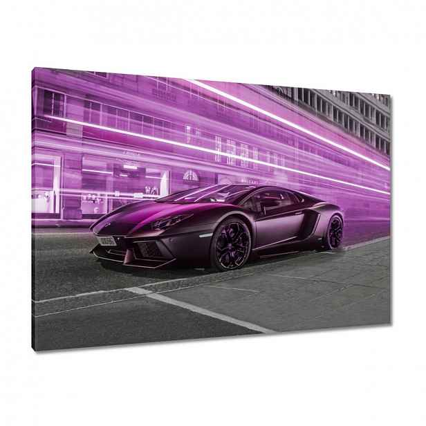 Obrazy 100x70 Fialové sportovní auto