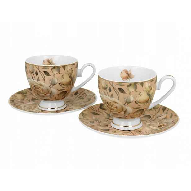 Sada 2 šálků 220 ml English Roses Cream