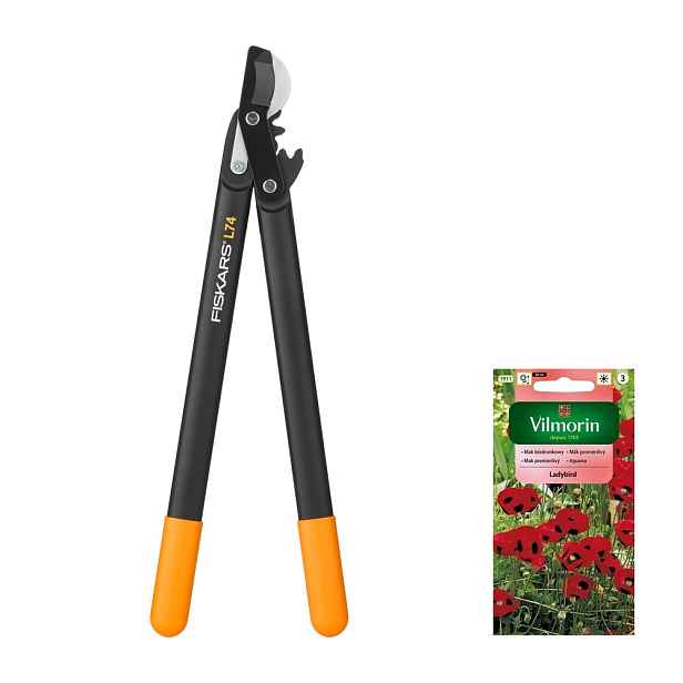 Fiskars Powergear Zahradní nůžky na čerstvé větve M +dárek semena