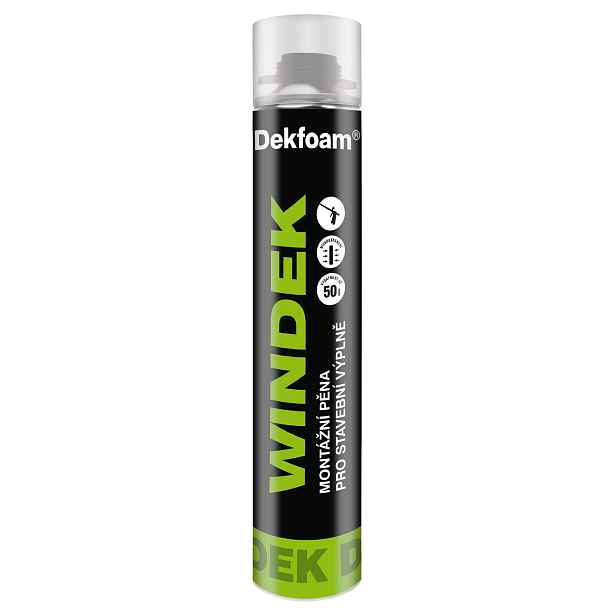 Pěna montážní DEKFOAM WINDEK pistolová 750 ml