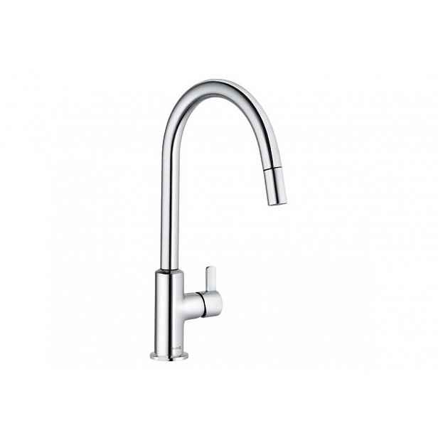 Dřezová baterie Kludi Bi. Star S s vytahovací sprškou Chrom 468510578