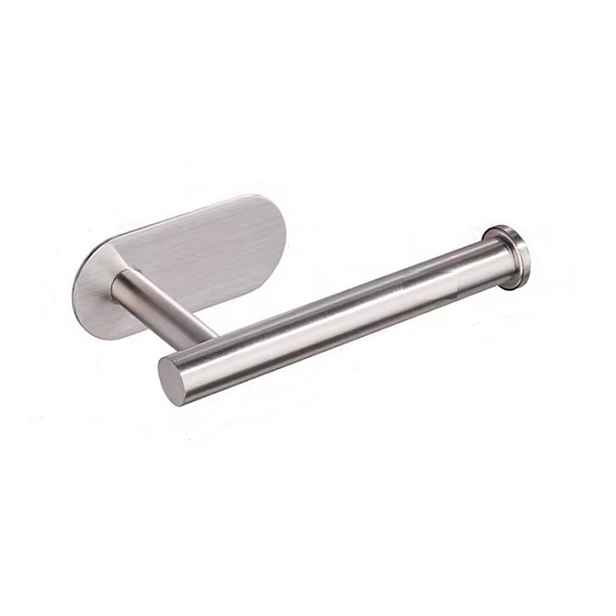 Eco produkty Round WC Steel samolepící držák toaletního papíru; nerezový