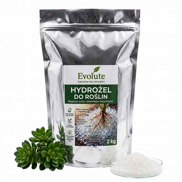 Hydrogel Zahradnický 2 kg hydrogel zásobník vody květiny ovoce zelenina x2