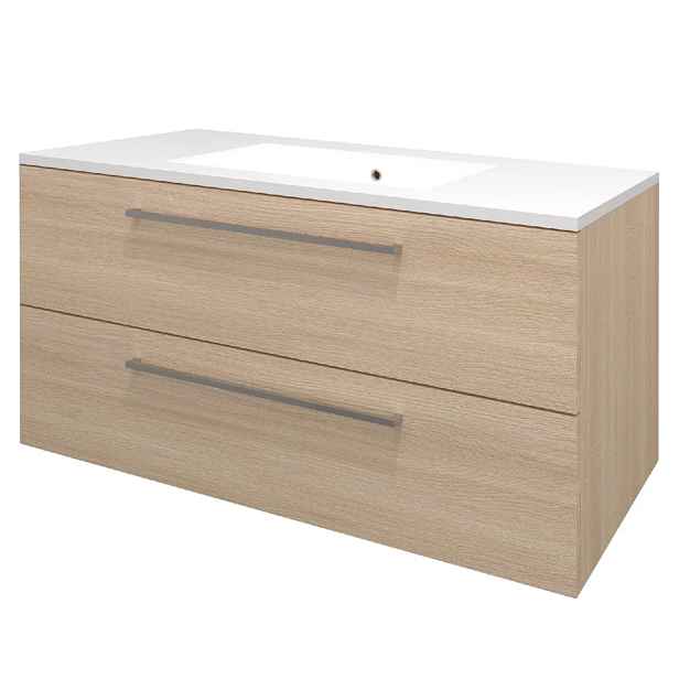 Skříňka umyvadlová EBS Pure 1 010×530×460 mm dub sand barbera PURE101SBBU