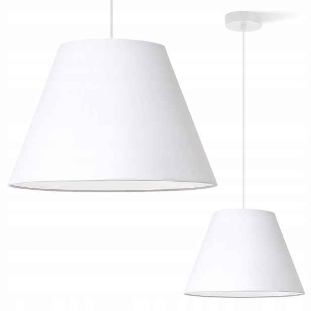Závěsná Stropní Lampa Lustr Stínidlo Bílý Kužel Do Ložnice Kuchyně