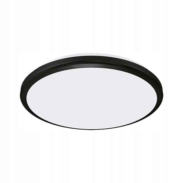 Stropní Svítidlo Led venkovní Struhm Planar černý IP54 Ø31cm 24W 2640lm