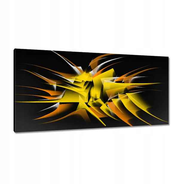 Obrazy 115x55 Žluté hroty