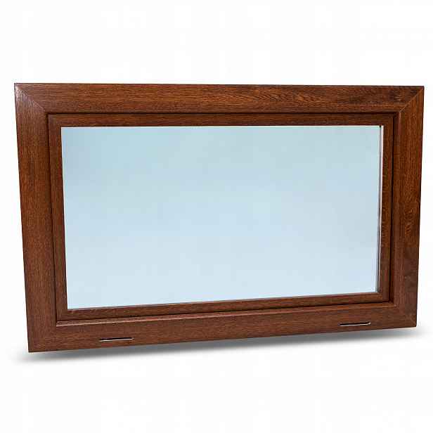 Pvc Okno 100x60 Hospodářské Piwnické Garážové Výklopné 1000x600 Zlatý Dub