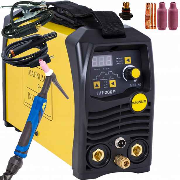 Svařovací stroj Magnum Thf 206P Tig Hf Puls DC Mma 200A 230V Igbt