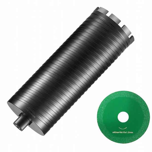 Vrták 102 mm do betonu cihly, hloubka 24 cm