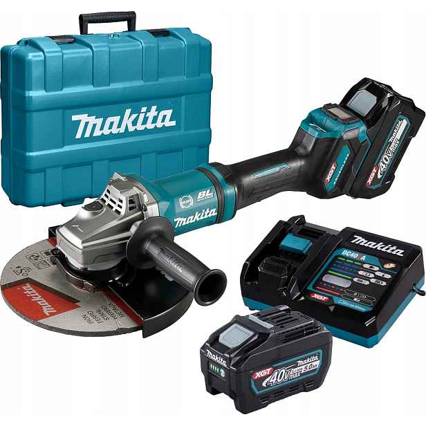 Makita GA038GT201 Úhlová bruska 2x5,0Ah 40V Xgt
