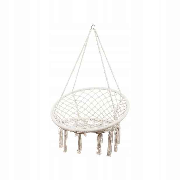 Verk 01430 Závěsné křeslo s třásněmi 60 cm bílá