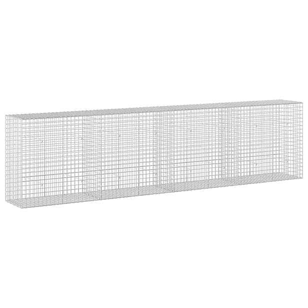 vidaXL Gabion s drátem 3,5 mm a síťkou 5x5 cm 400x50x100 cm