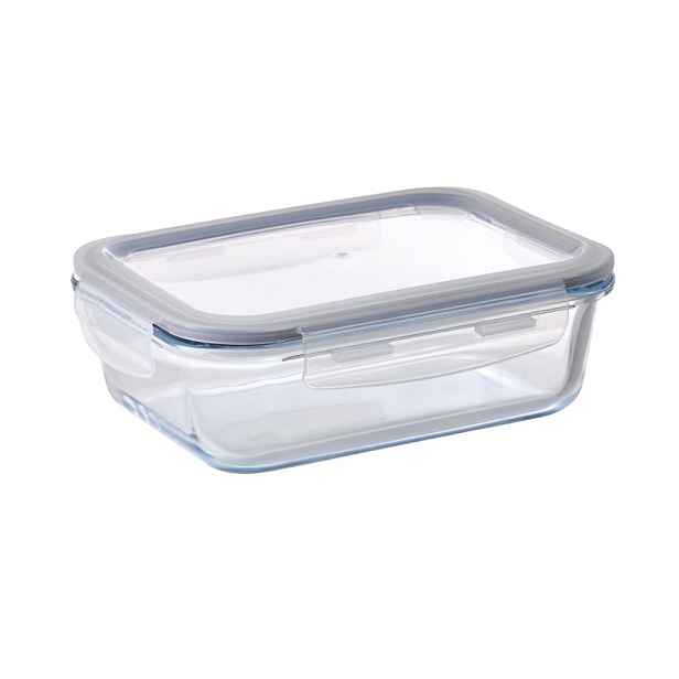 BERGNER Dóza na potraviny borosilikátové sklo NATURALLY 1L BG-25311-MM