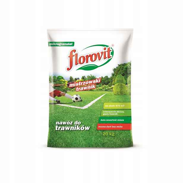 Florovit – hnojivo pro trávníky s mechem a železem 20 kg