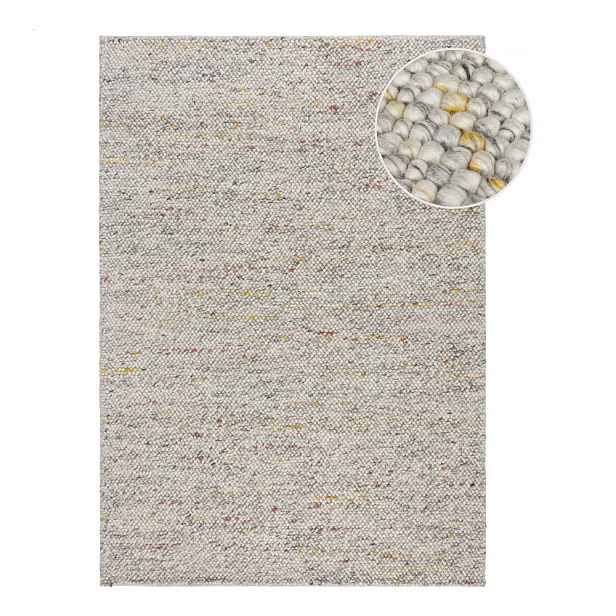 Krémový ručně tkaný koberec s příměsí vlny 120x170 cm Minerals – Flair Rugs