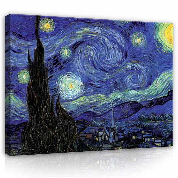 Obraz Van Gogh Hvězdná Noc Moderní Do Kuchyně Koupelny Obývacího Pokoje 100x70