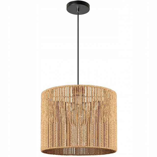 Závěsné svítidlo lustr E27 moderní dřevěné do obývacího pokoje Toolight