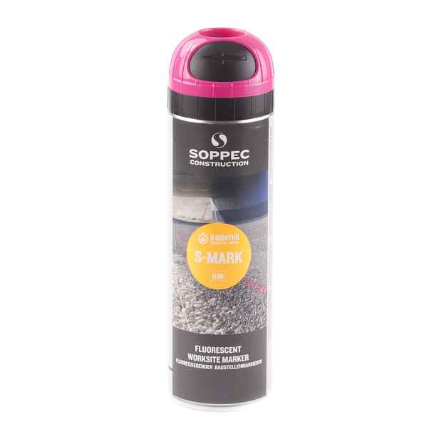 SOPPEC Značkovací sprej Soppec S-Mark, 6M | růžový, 500 ml